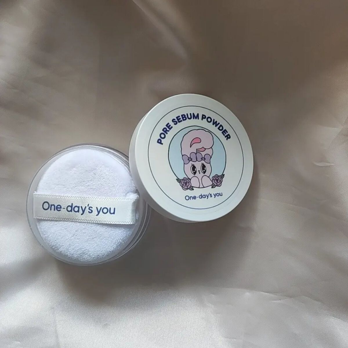 ポアセバムパウダー/One-day's you/ルースパウダーを使ったクチコミ（2枚目）