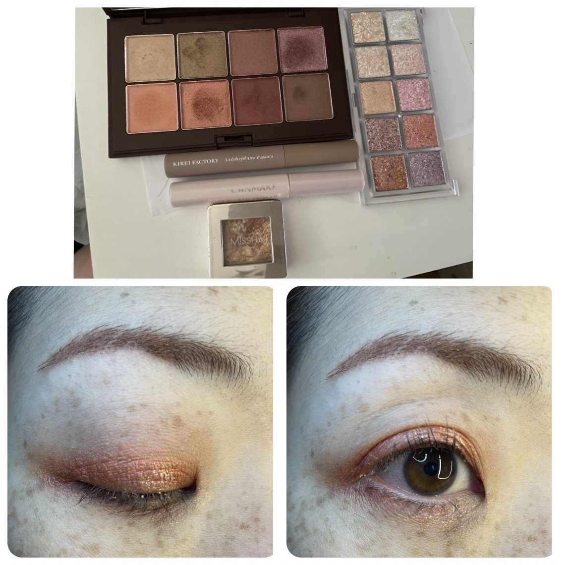 グリッタープリズム シャドウ/MISSHA/グリッターを使ったクチコミ（1枚目）