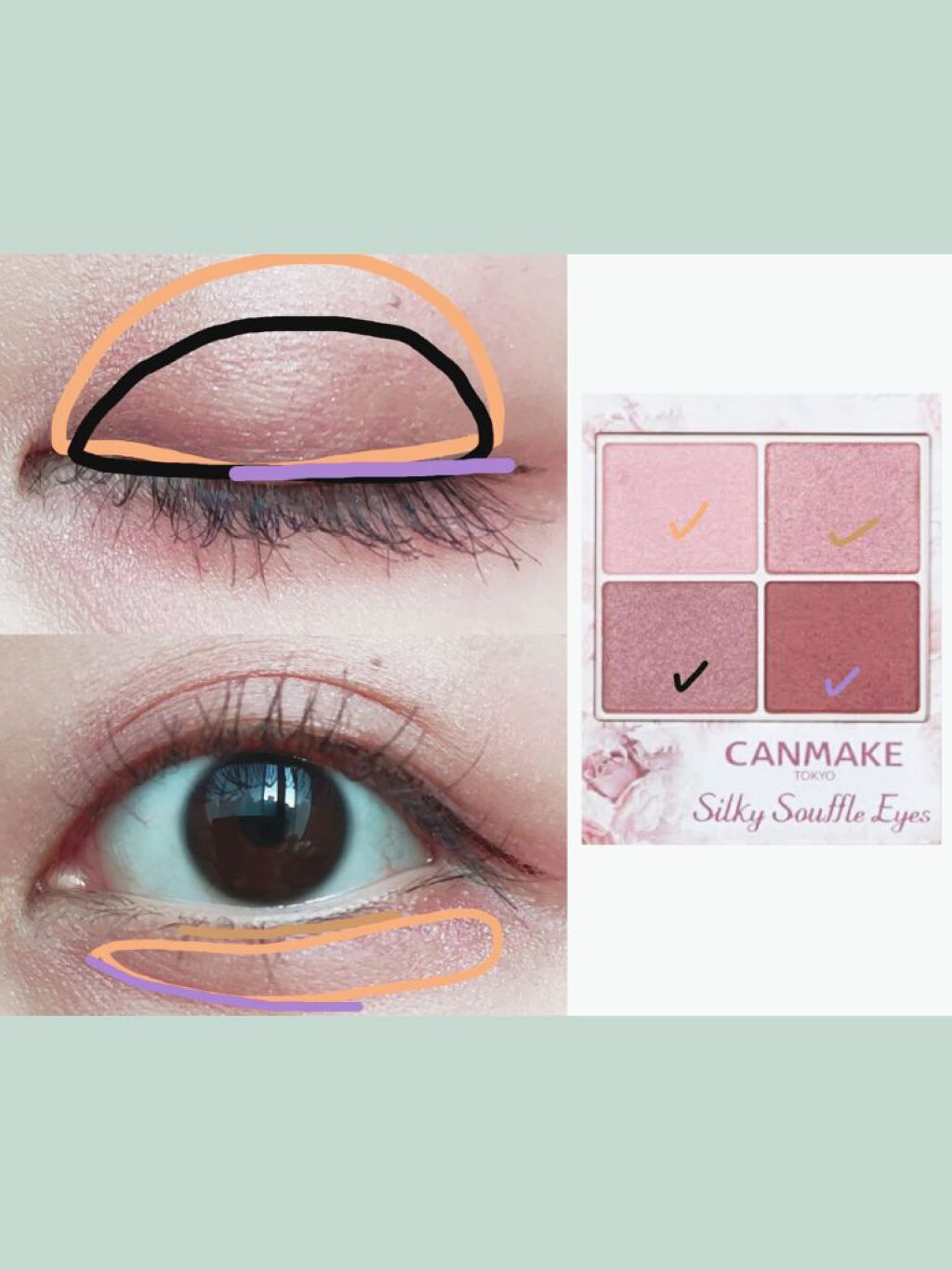 ロング＆カラード ラッシュ/excel/マスカラを使ったクチコミ（2枚目）