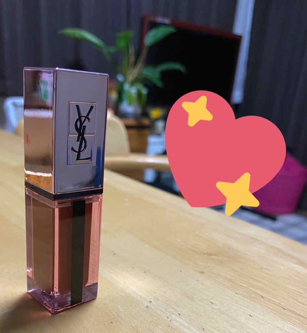 ルージュ ピュールクチュール ヴェルニ ウォーターグロウ/YVES SAINT LAURENT BEAUTE/口紅を使ったクチコミ（1枚目）