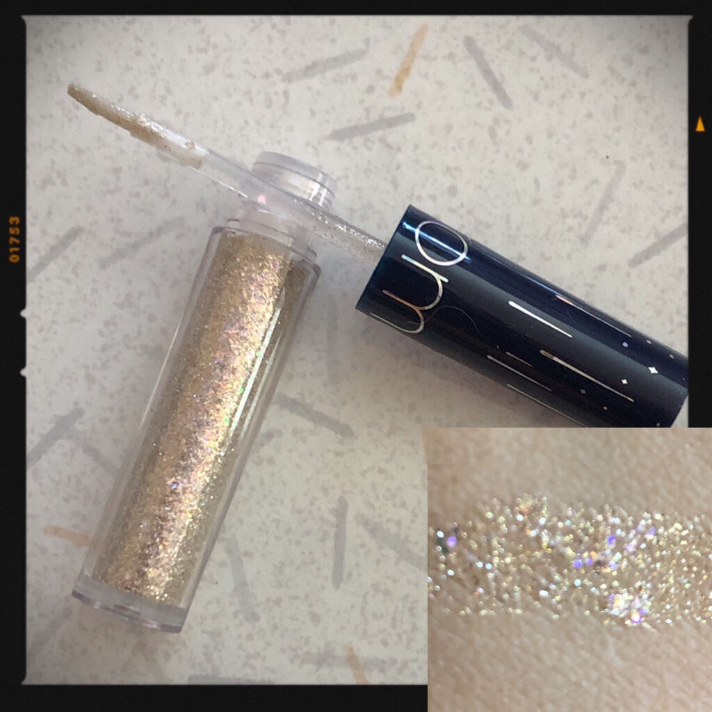 リキッド グリッター シャドウ/rom&nd/グリッターを使ったクチコミ（2枚目）