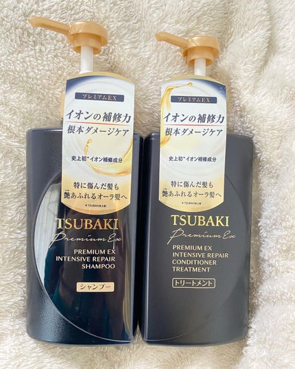 プレミアムEX インテンシブリペア <シャンプー>/コンディショナー<ヘアトリートメント> /TSUBAKI/市販シャンプーを使ったクチコミ(2枚目)