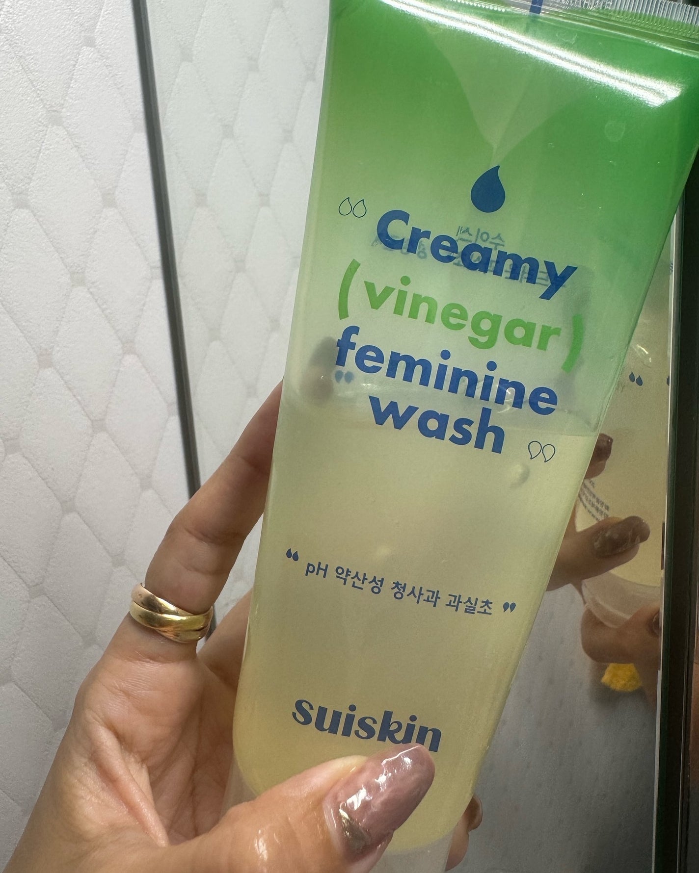 クリーミービネガーフェミニンウォッシュ/suiskin/ボディソープを使ったクチコミ(1枚目)