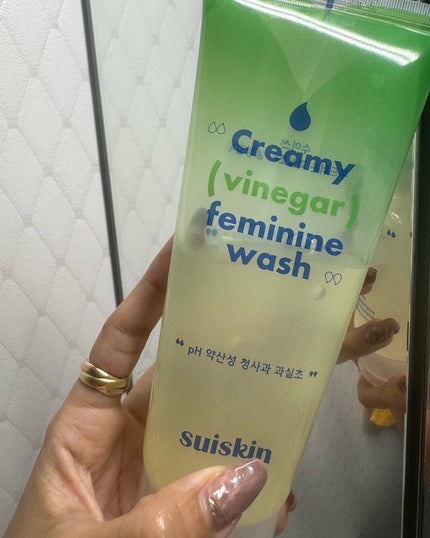 クリーミービネガーフェミニンウォッシュ/suiskin/ボディソープを使ったクチコミ(1枚目)