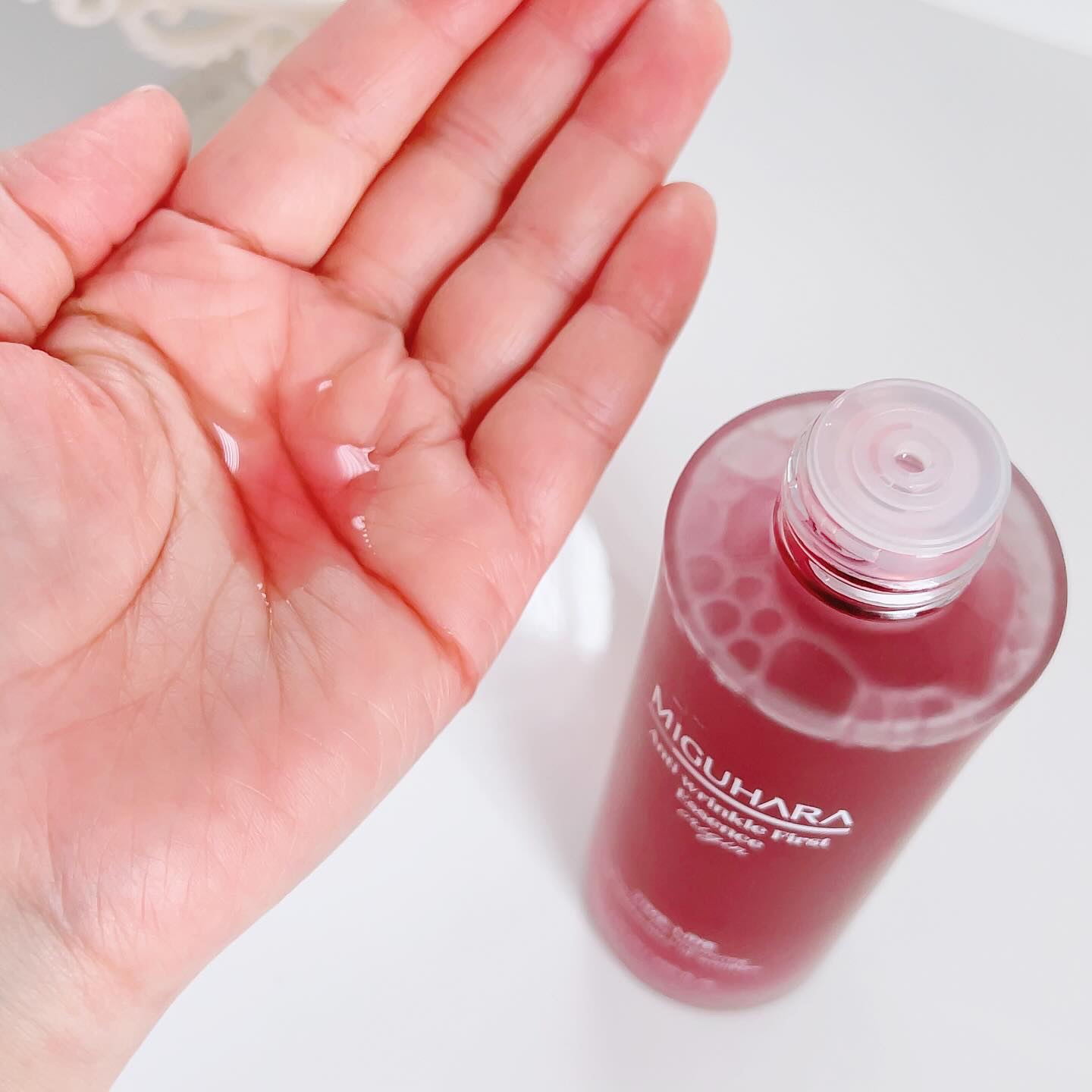 アンチリンクルファーストエッセンスオリジン/MIGUHARA/化粧水を使ったクチコミ（3枚目）