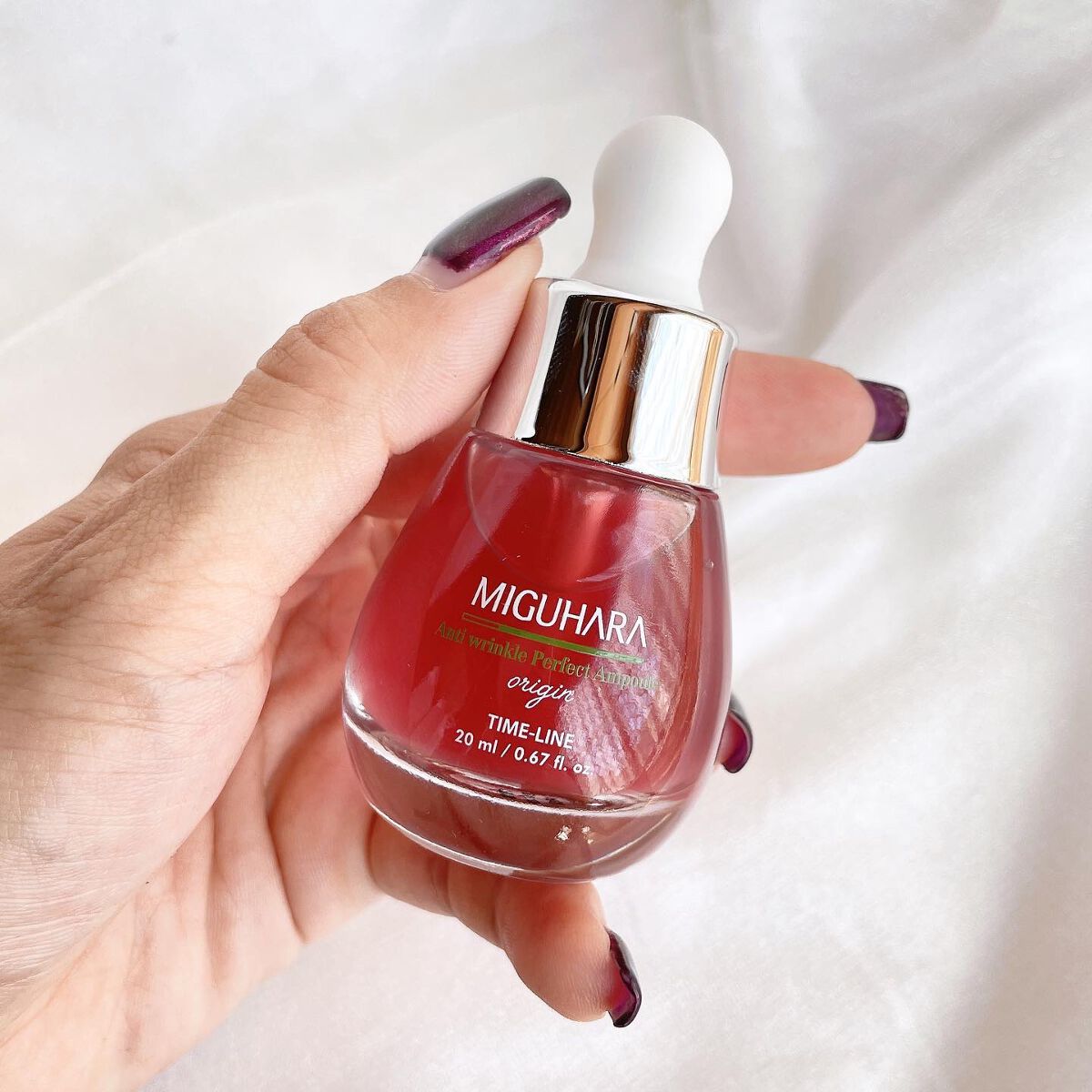アンチリンクルエフェクトアンプルオリジン/MIGUHARA/美容液を使ったクチコミ(4枚目)