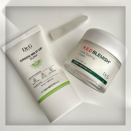 グリーンマイルドアップサンプラス/Dr.G/日焼け止めクリームを使ったクチコミ(1枚目)