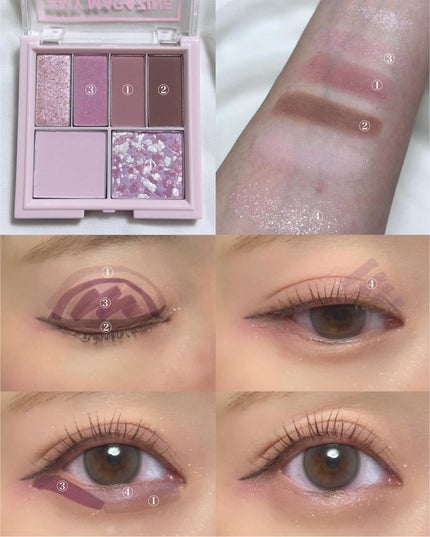 16 EYE MAGAZINE/16BRAND/アイシャドウパレットを使ったクチコミ(4枚目)