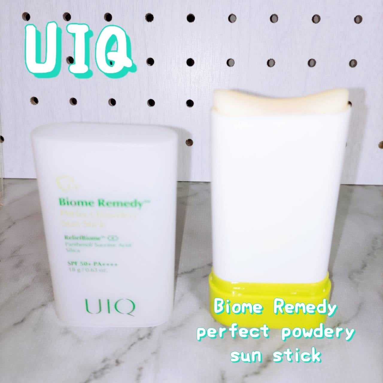 バイオームパーフェクトさらさらUVスティック/UIQ/日焼け止めスティックを使ったクチコミ(1枚目)