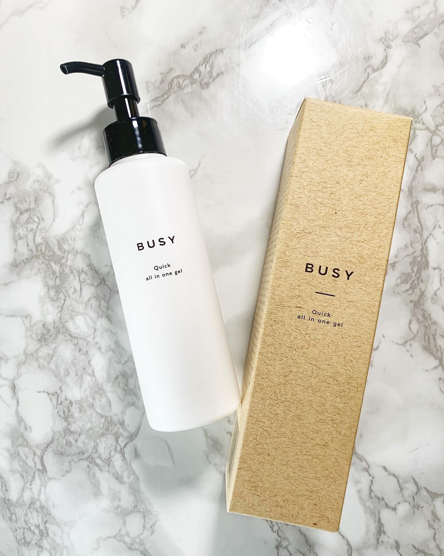 ビジー クイック オールインワンジェル/BUSY/オールインワン化粧品を使ったクチコミ（1枚目）