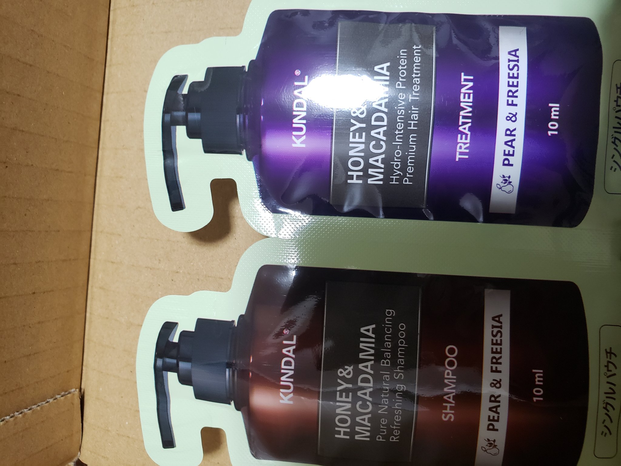 クンダル H&Mシャンプー/ヘアトリートメント ペアー＆フリージア/KUNDAL/市販シャンプーを使ったクチコミ（1枚目）