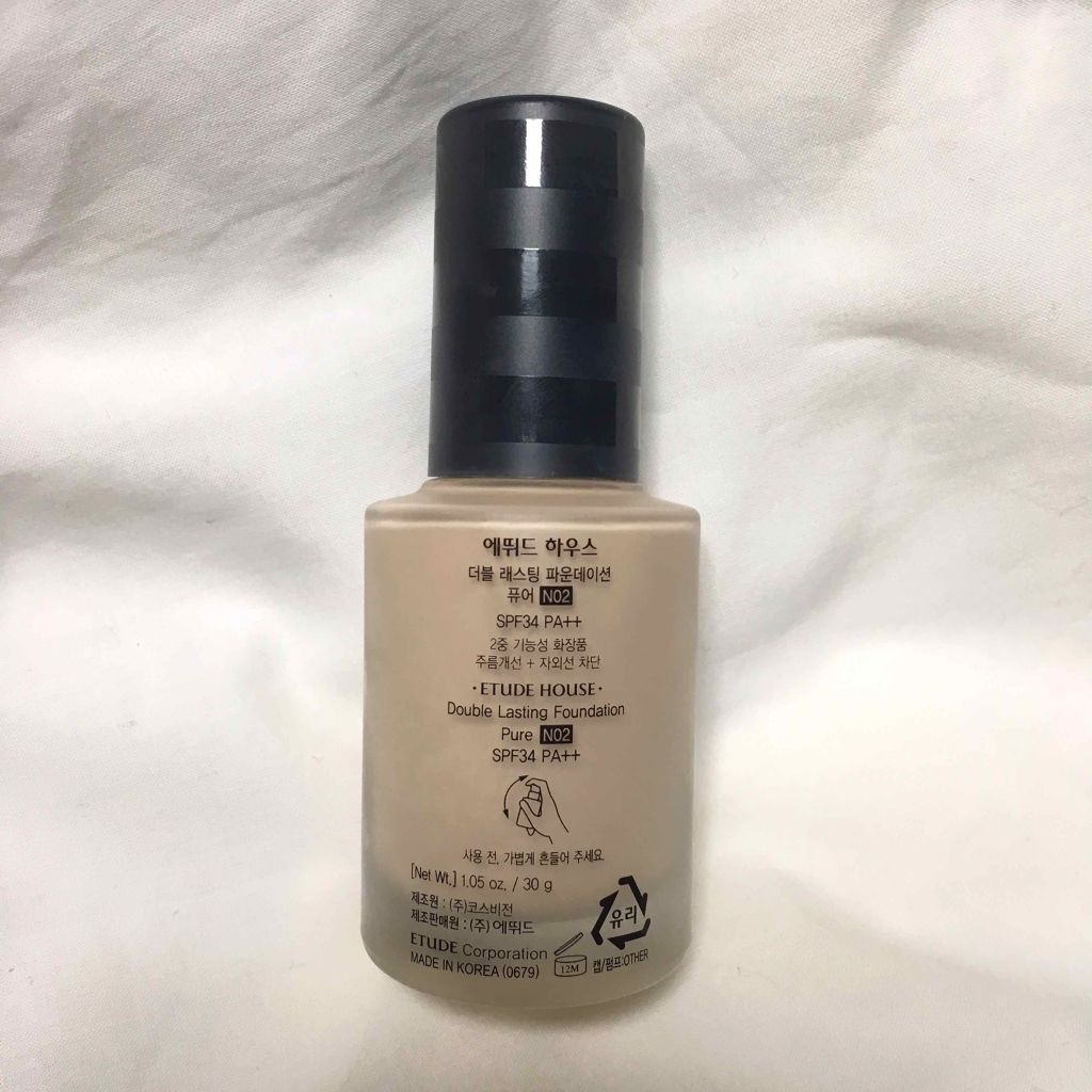 ダブルラスティング ファンデーション ピュア/ETUDE/リキッドファンデーションを使ったクチコミ（2枚目）