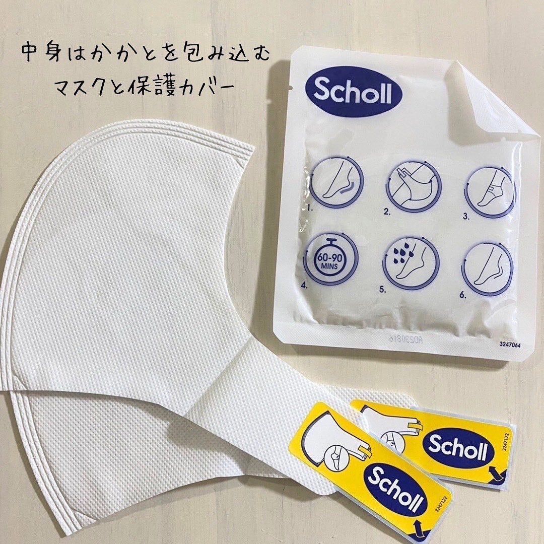 かかとピーリングマスク/ドクター・ショール/レッグ・フットケアを使ったクチコミ(2枚目)