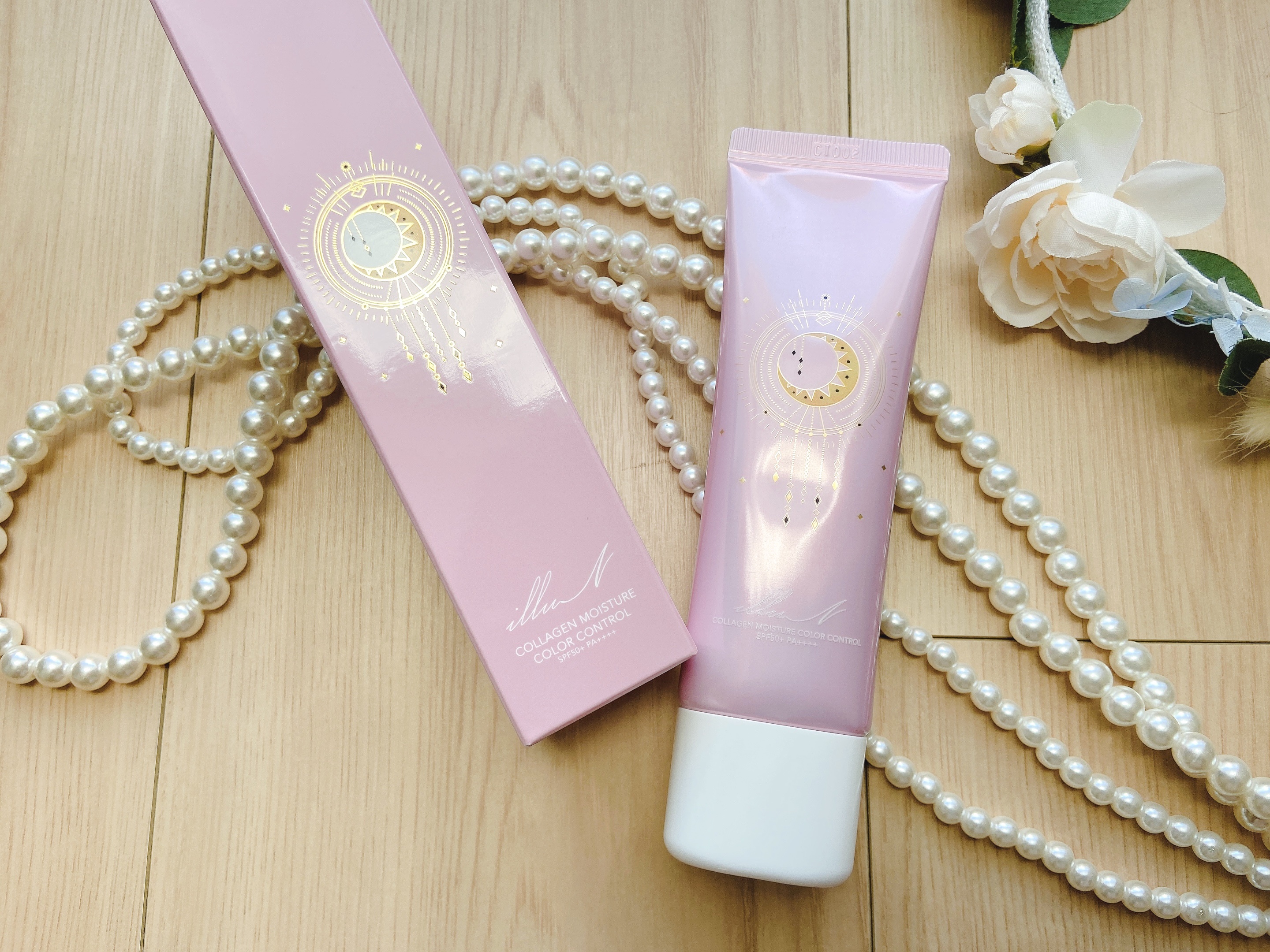 コラーゲンモイスチャーカラーコントロール/illuN/化粧下地を使ったクチコミ（2枚目）