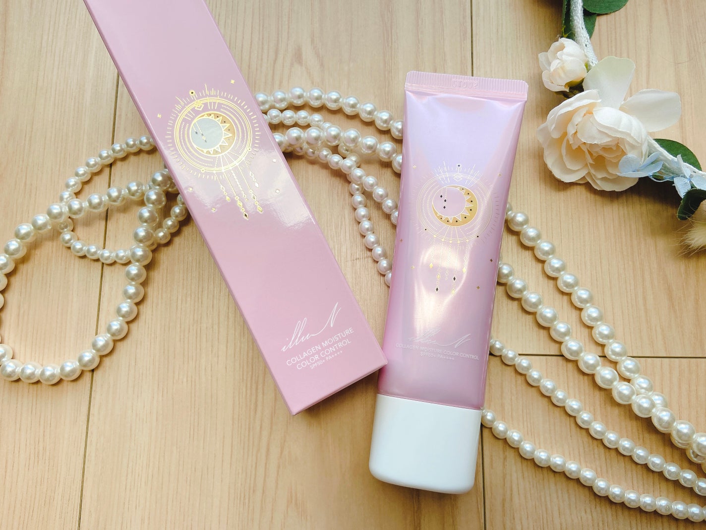 コラーゲンモイスチャーカラーコントロール/illuN/化粧下地を使ったクチコミ(2枚目)