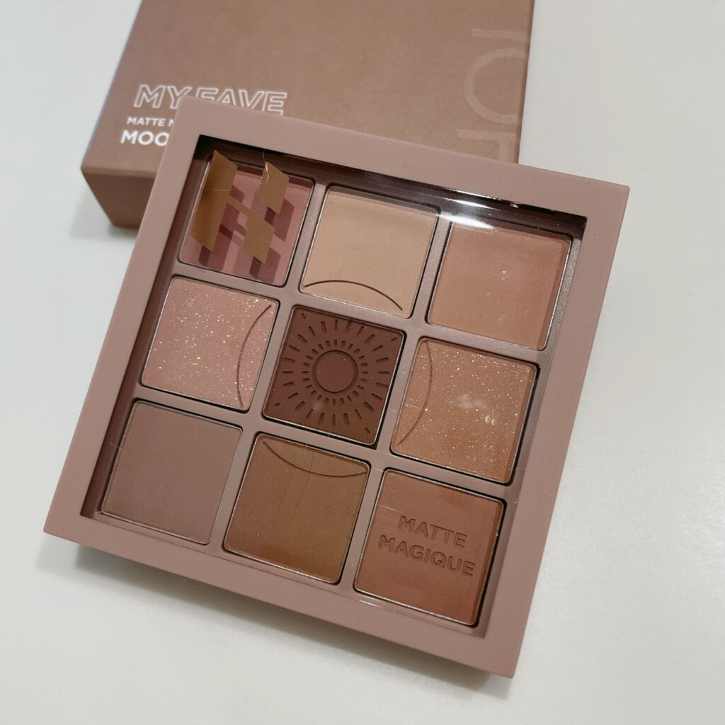 マイフェイブムードアイパレット 9カラー/HOLIKA HOLIKA/アイシャドウパレットを使ったクチコミ(3枚目)