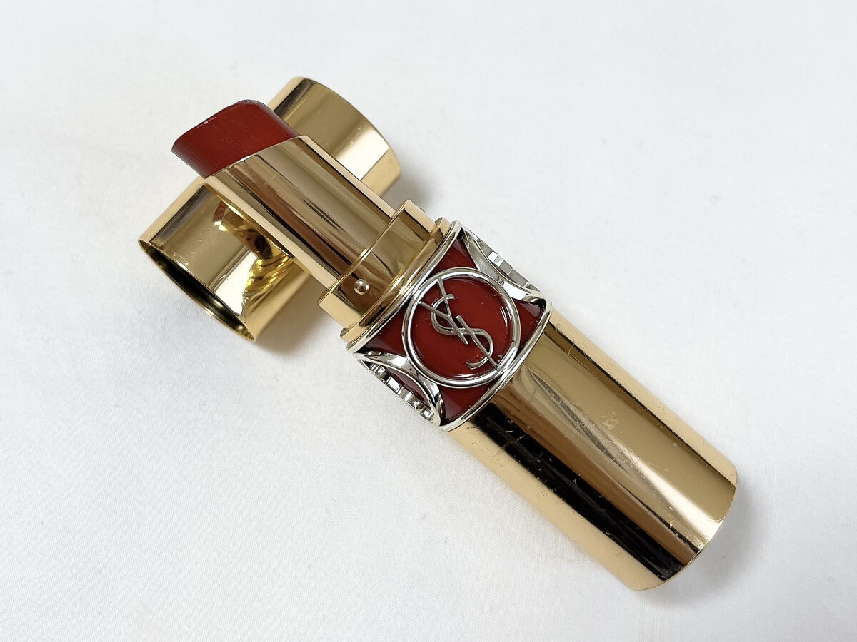 ルージュ ヴォリュプテ シャイン/YVES SAINT LAURENT BEAUTE/口紅を使ったクチコミ（1枚目）