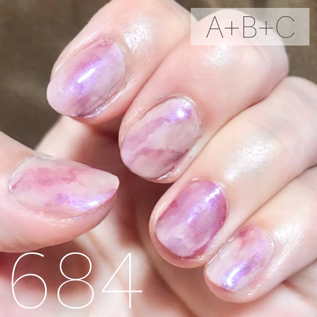 えむすたぐらむ on LIPS 「ネイルカクテルニュアンスライン682フィルターベージュ68..」(6枚目)