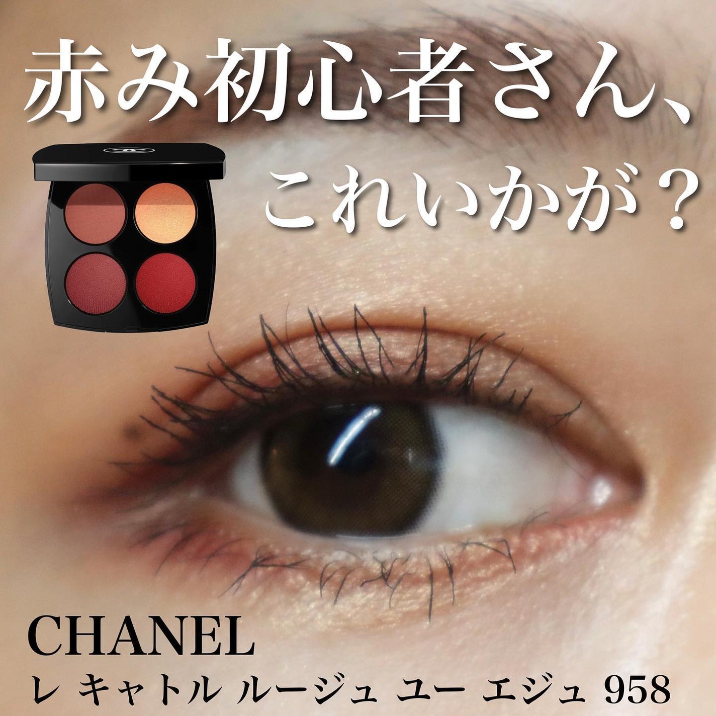 レ キャトル ルージュ ユー エ ジュ /CHANEL/アイシャドウパレットを使ったクチコミ(1枚目)