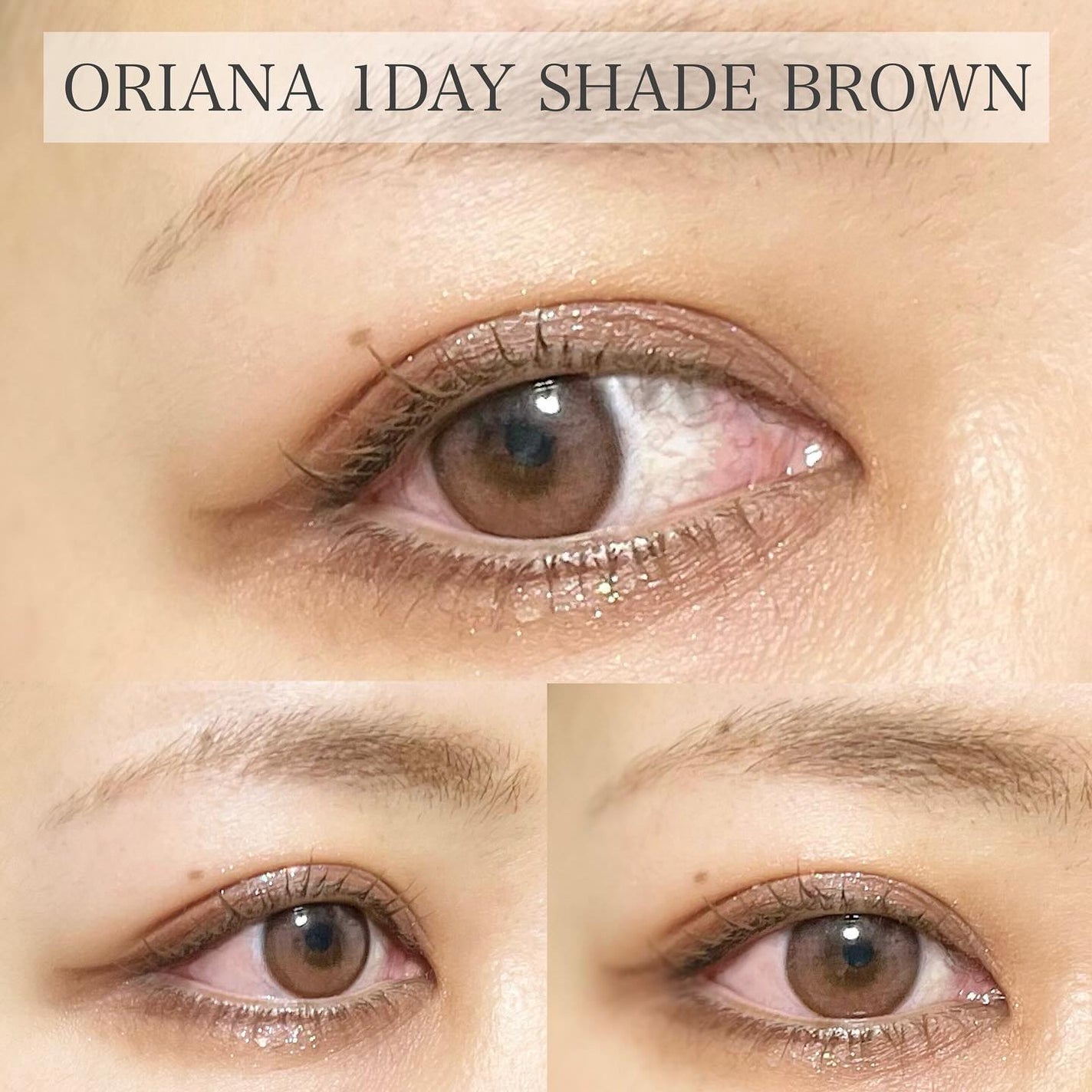 I-SHA LENS ORIANA BROWN/蜜のレンズ/カラーコンタクトレンズを使ったクチコミ(3枚目)