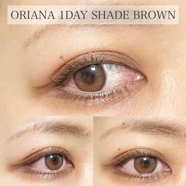 蜜のレンズ I-SHA LENS ORIANA BROWNのクチコミ「⁡
⁡
⁡
蜜のレンズさまからいただきました
⁡
⁡
ORIANA 1DAY 
⁡
SHADE.....」（3枚目）