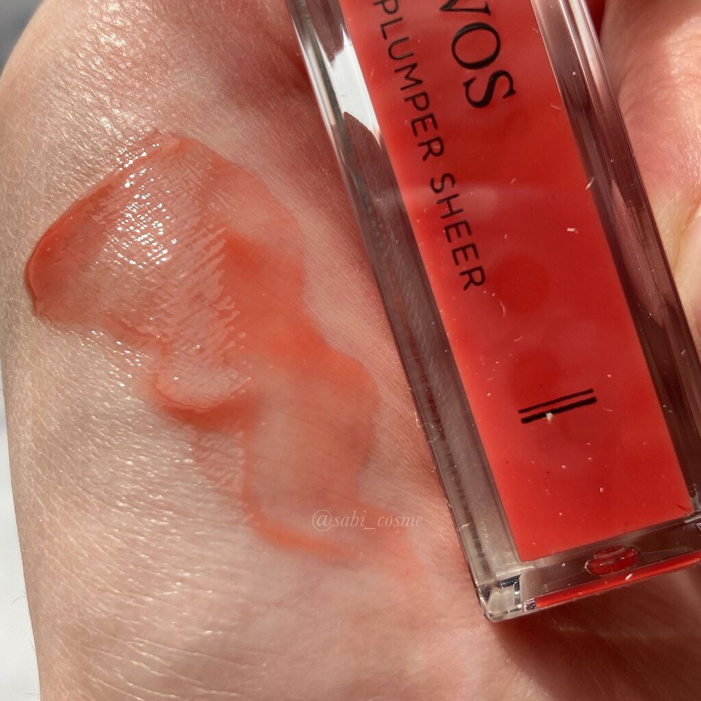 ミネラルリッププランパー シアー キャンディオレンジ/エトヴォス/リッププランパーを使ったクチコミ（2枚目）