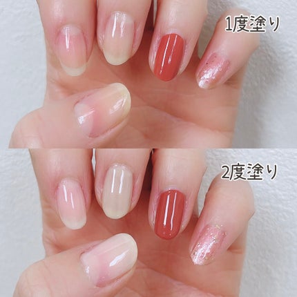 ネイルホリック Milky color/ネイルホリック/マニキュアを使ったクチコミ(2枚目)