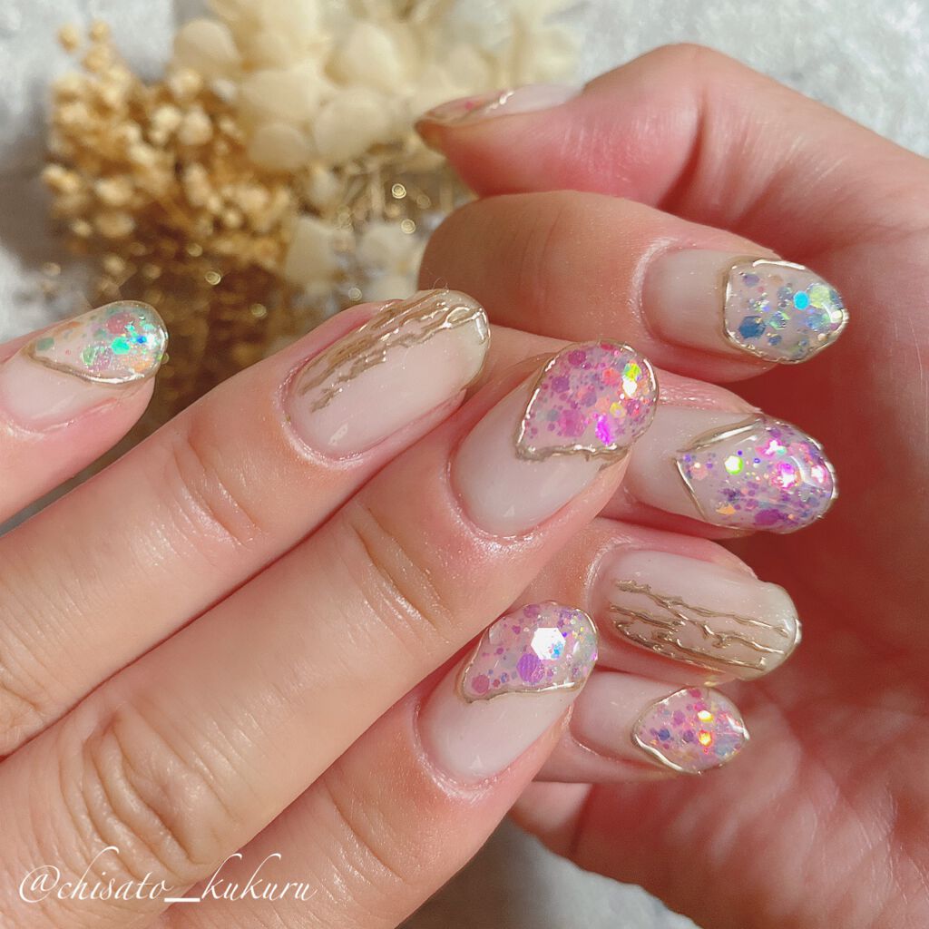 ウィークリージェル NE-76 White Clouds/HOMEI/ジェルネイルを使ったクチコミ（2枚目）