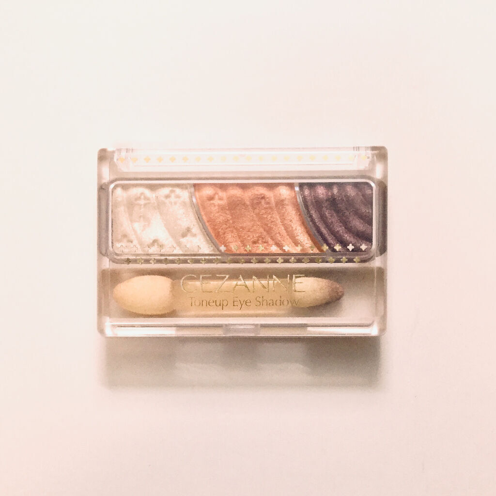 トーンアップアイシャドウ/CEZANNE/アイシャドウパレットを使ったクチコミ（3枚目）