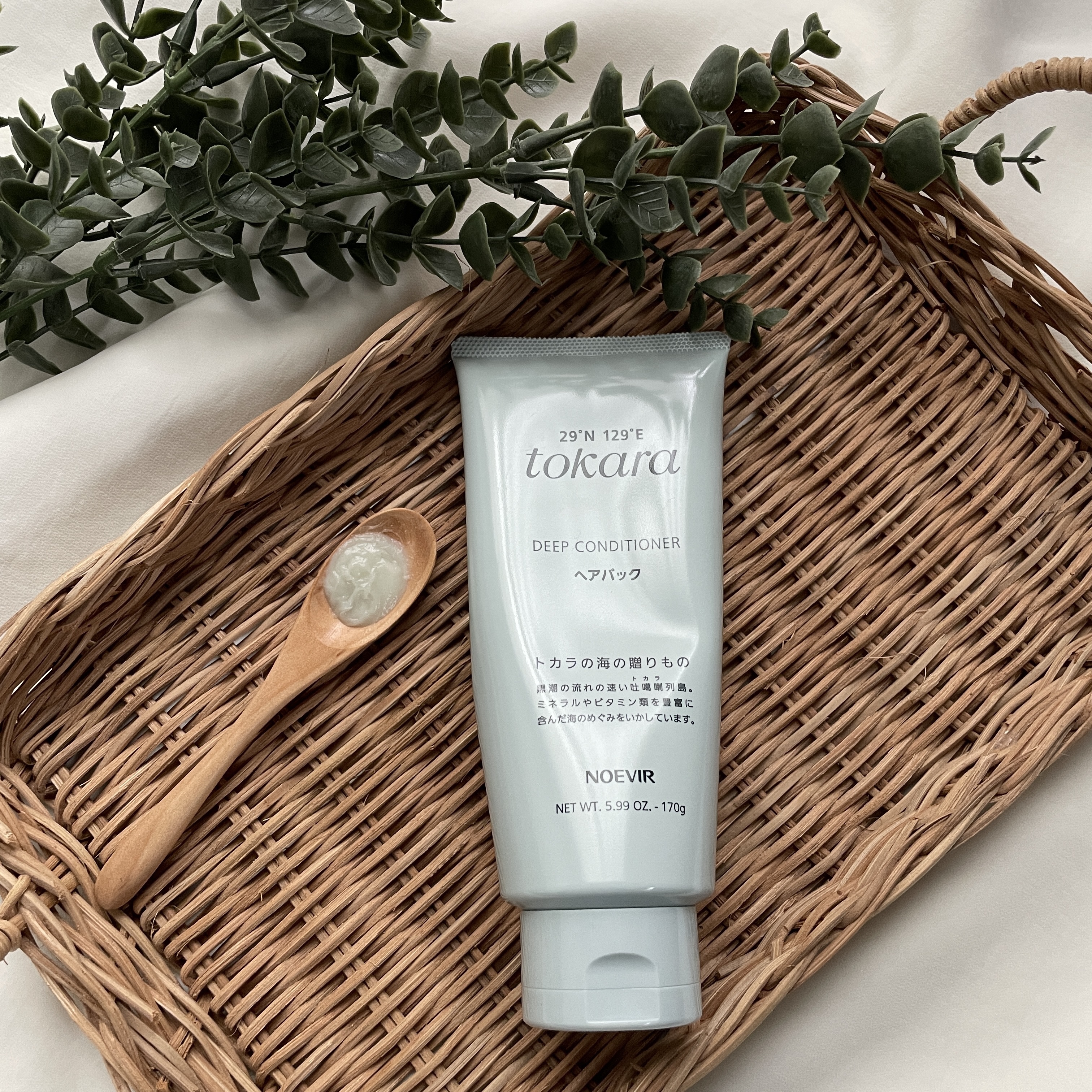 トカラの海のヘアパック チューブタイプ 170g/ノエビア/ヘアマスク・ヘアパックを使ったクチコミ（3枚目）