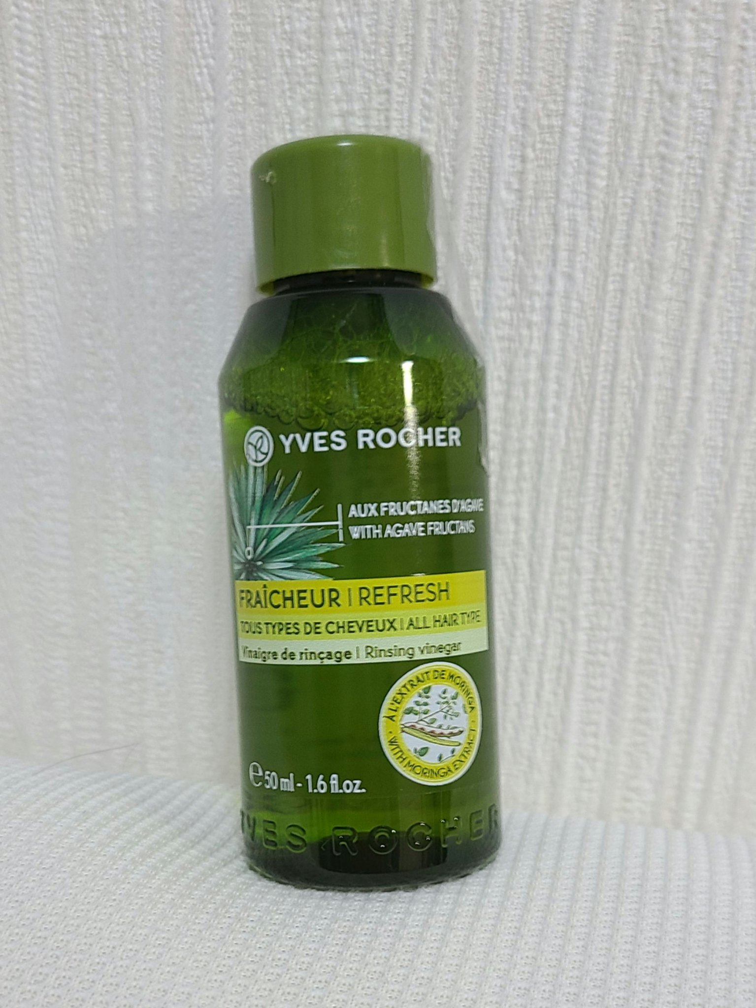 リンシングビネガー ピュアリフレッシュ うるツヤモリンガ /イヴ・ロシェ/洗い流すヘアトリートメントを使ったクチコミ（1枚目）