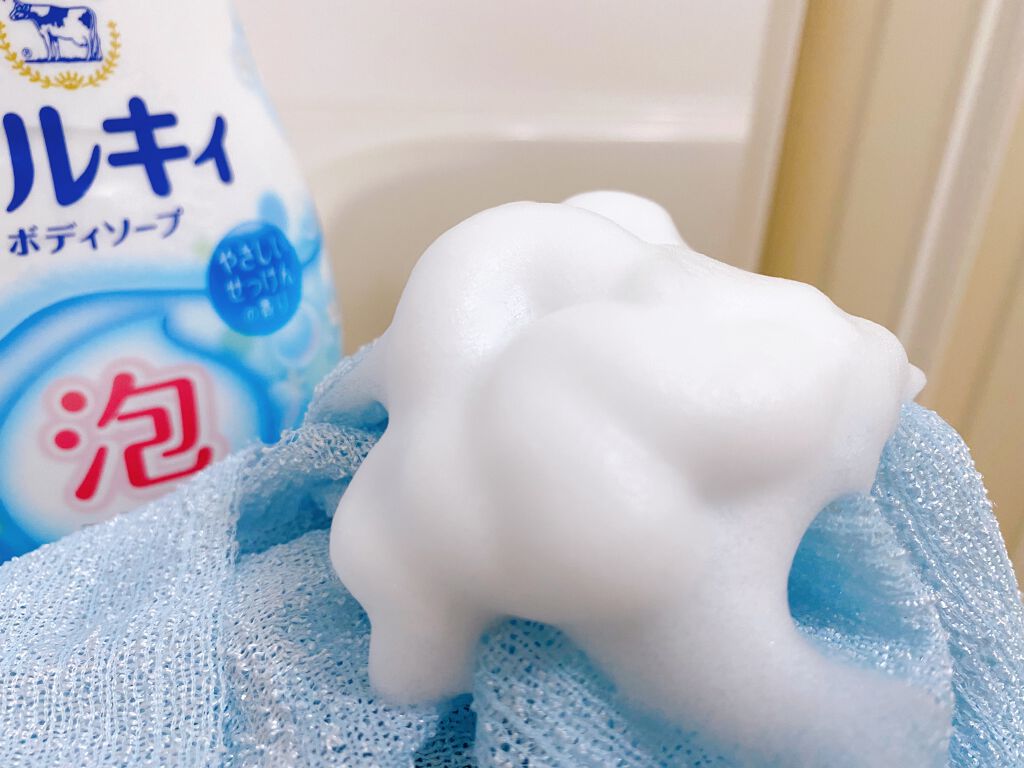 泡で出てくる ミルキィボディソープ やさしいせっけんの香り/ミルキィ/ボディソープを使ったクチコミ(5枚目)