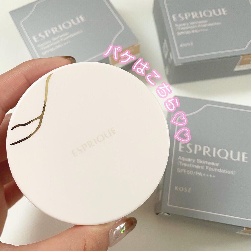 アクアリースキンウェア/ESPRIQUE/クッションファンデーションを使ったクチコミ(6枚目)