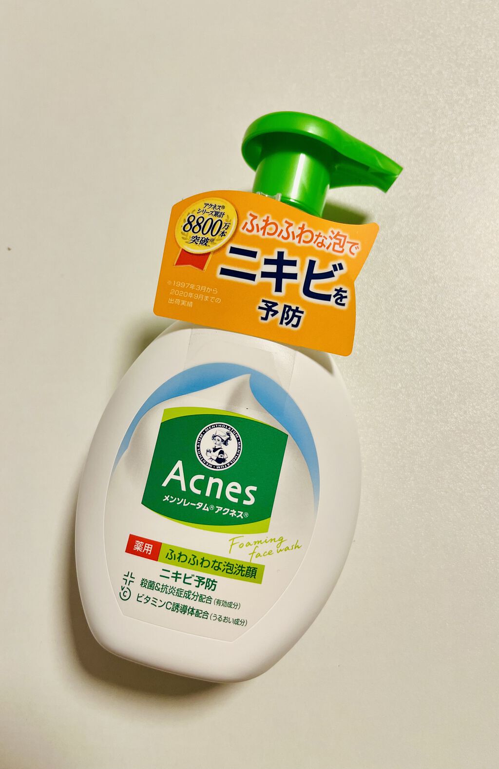 薬用ふわふわな泡洗顔/メンソレータム アクネス/泡洗顔を使ったクチコミ（3枚目）