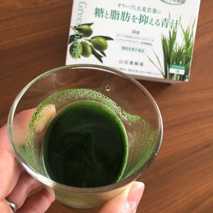 オリーブと大麦若葉の糖と脂肪を抑える青汁 /山田養蜂場(健康食品)/青汁を使ったクチコミ(2枚目)