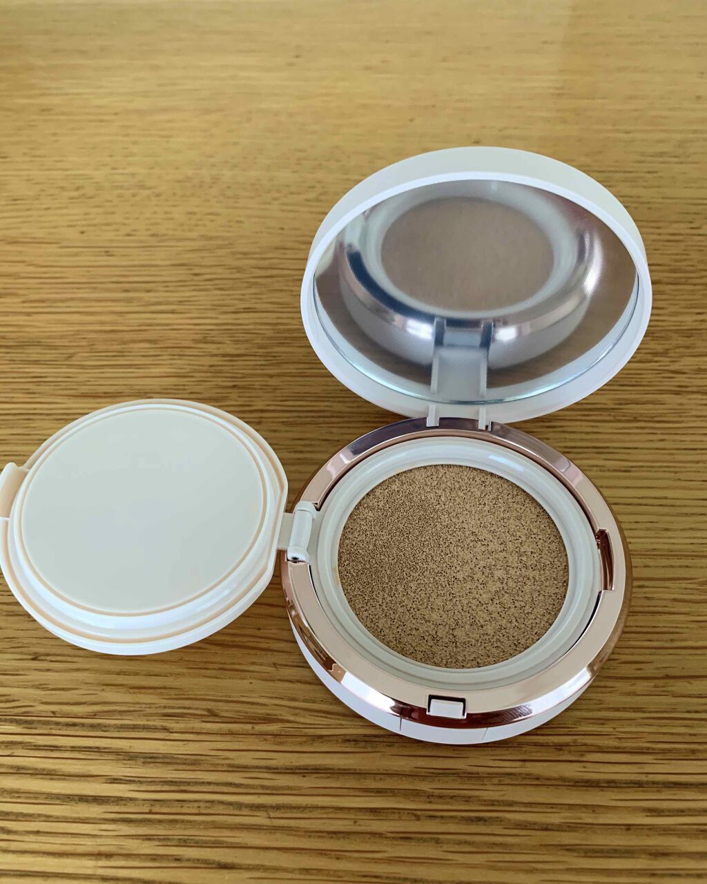 ダブルラスティング クッショングロウ/ETUDE/クッションファンデーションを使ったクチコミ（2枚目）