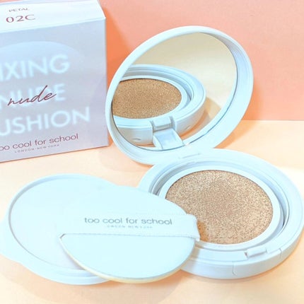 フィクシングヌードクッション/too cool for school/クッションファンデーションを使ったクチコミ(1枚目)