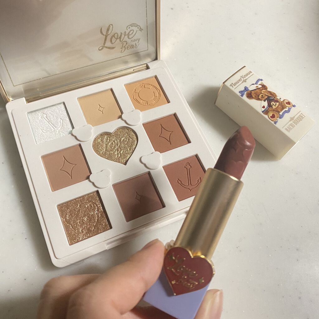 Love Bear 9色 アイシャドウパレット/FlowerKnows/アイシャドウパレットを使ったクチコミ（2枚目）