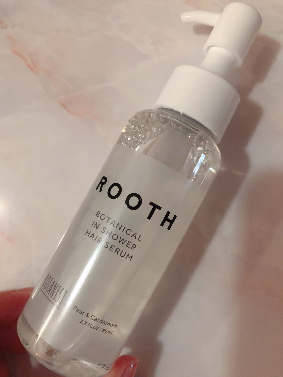 ルース ボタニカルインシャワー ヘアセラム/BOTANIST/洗い流すヘアトリートメントを使ったクチコミ(2枚目)