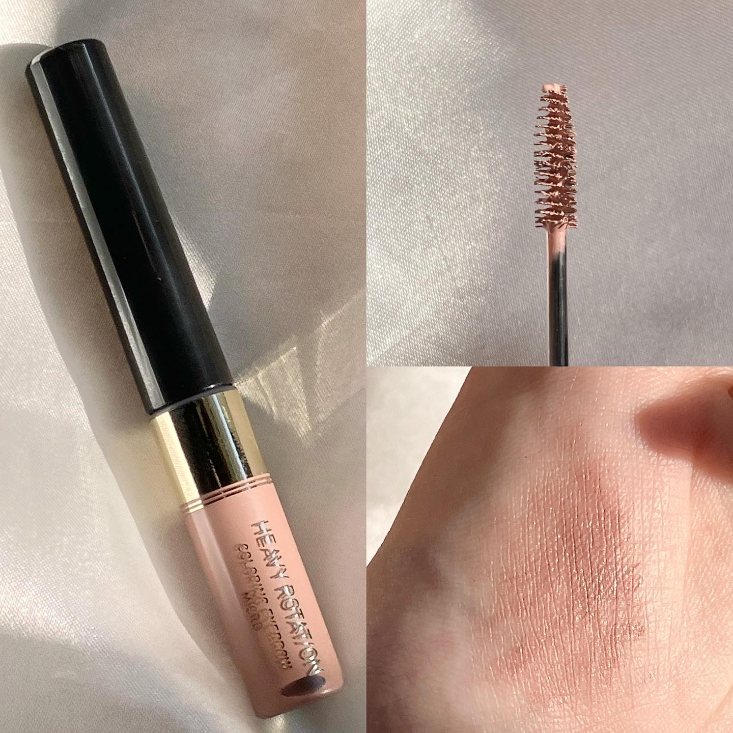 カラーリングアイブロウ マイクロ/ヘビーローテーション/眉マスカラを使ったクチコミ（1枚目）