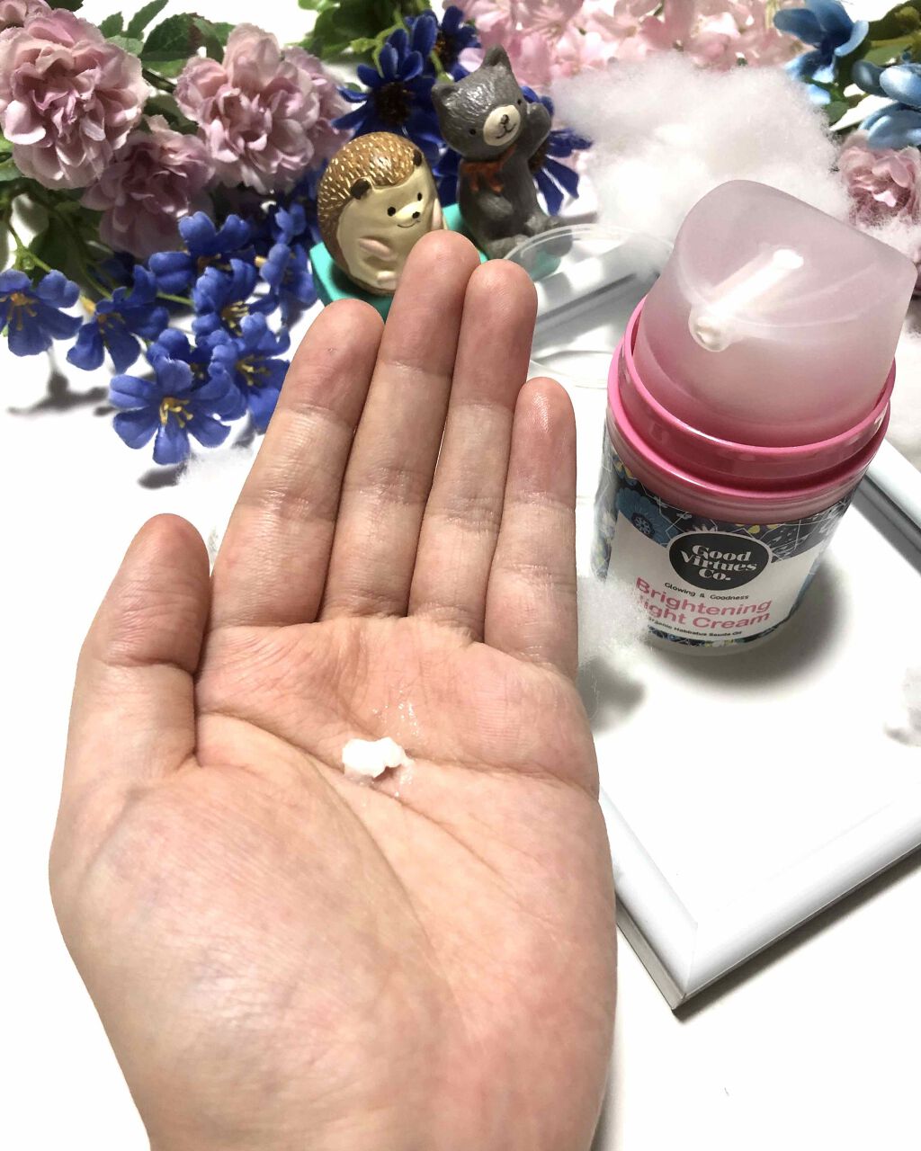 Brナイトクリーム/Good Virtues/フェイスクリームを使ったクチコミ（2枚目）