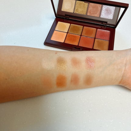 ウォーム メモリーズ アイシャドウパレット/RMK/アイシャドウパレットを使ったクチコミ(3枚目)