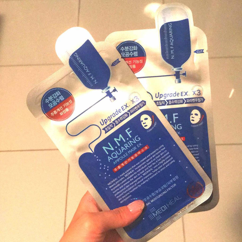 N.M.FアクアアンプルマスクJEX/MEDIHEAL/シートマスク・パックを使ったクチコミ(1枚目)
