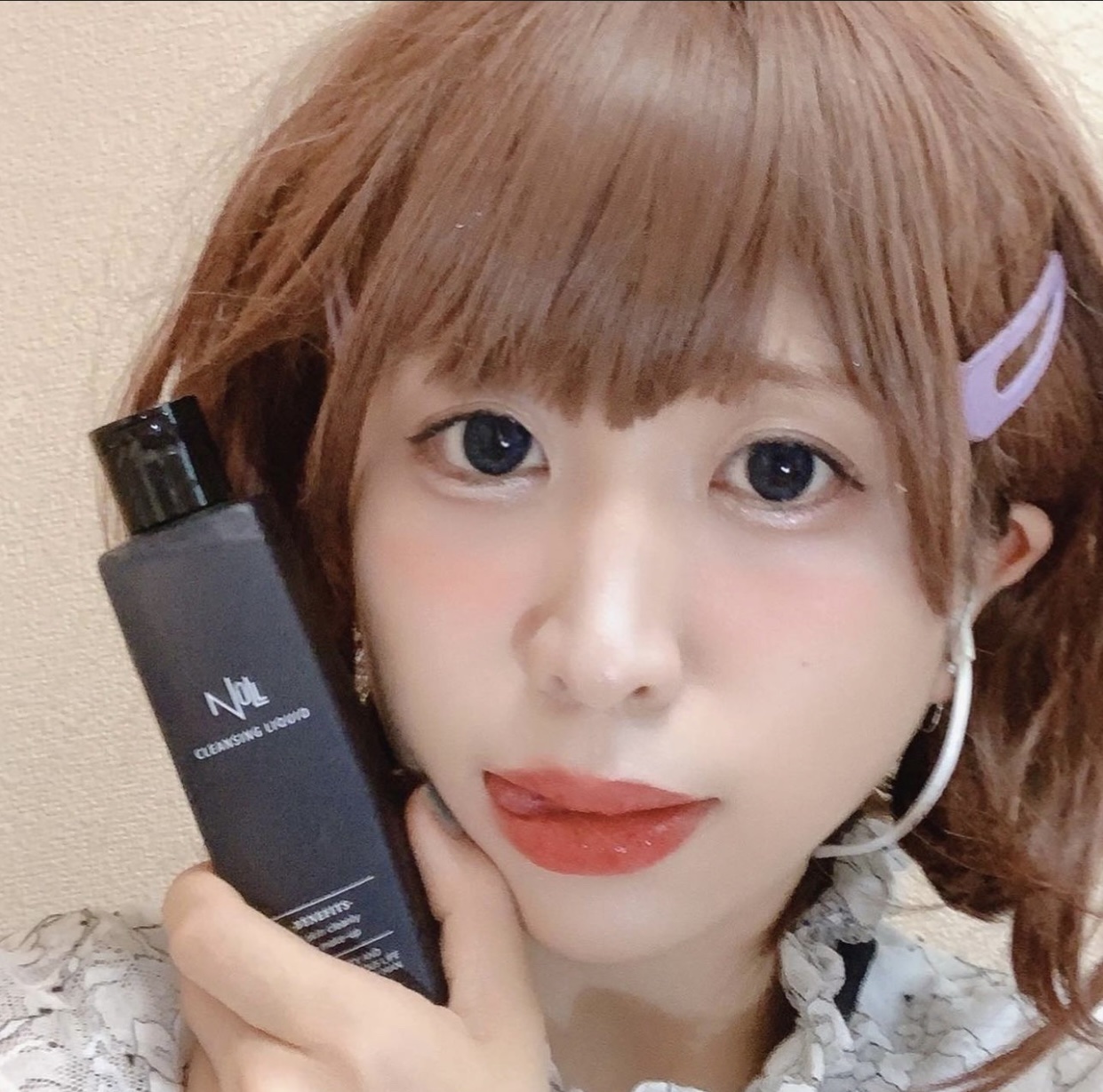 NULL クレンジングリキッドのクチコミ「今回は、
NULLさんの
「クレンジングリキッド」
を、使ってみました(๑>◡<๑)❤︎

こ.....」（3枚目）