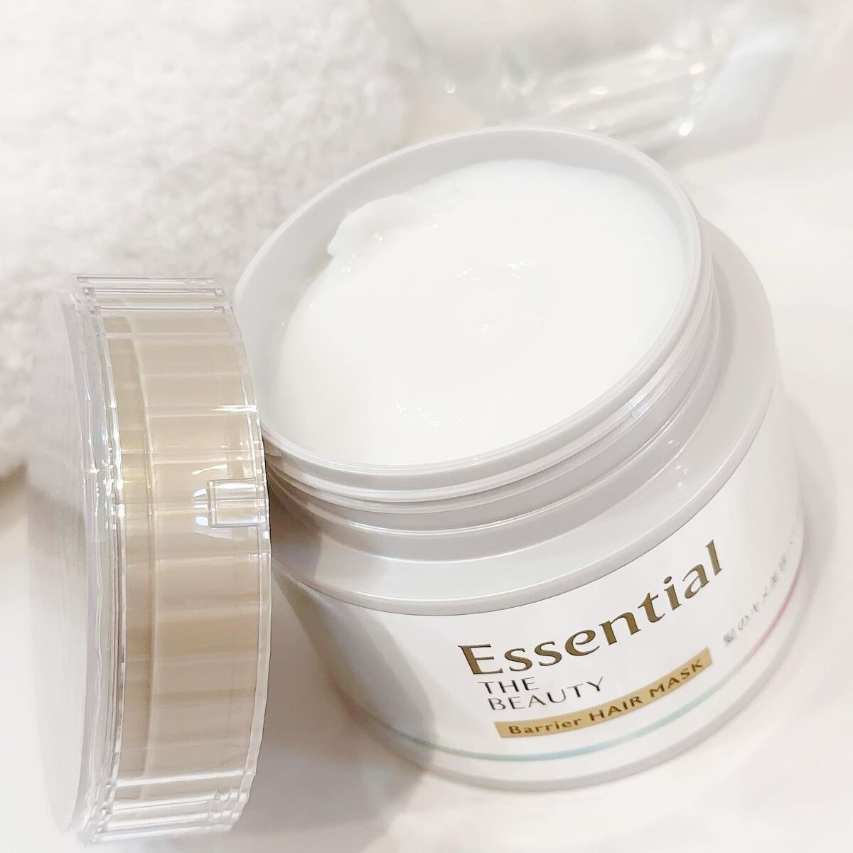 Essential THE BEAUTY 髪のキメ美容バリアヘアマスク/エッセンシャル/ヘアマスク・ヘアパックを使ったクチコミ（3枚目）