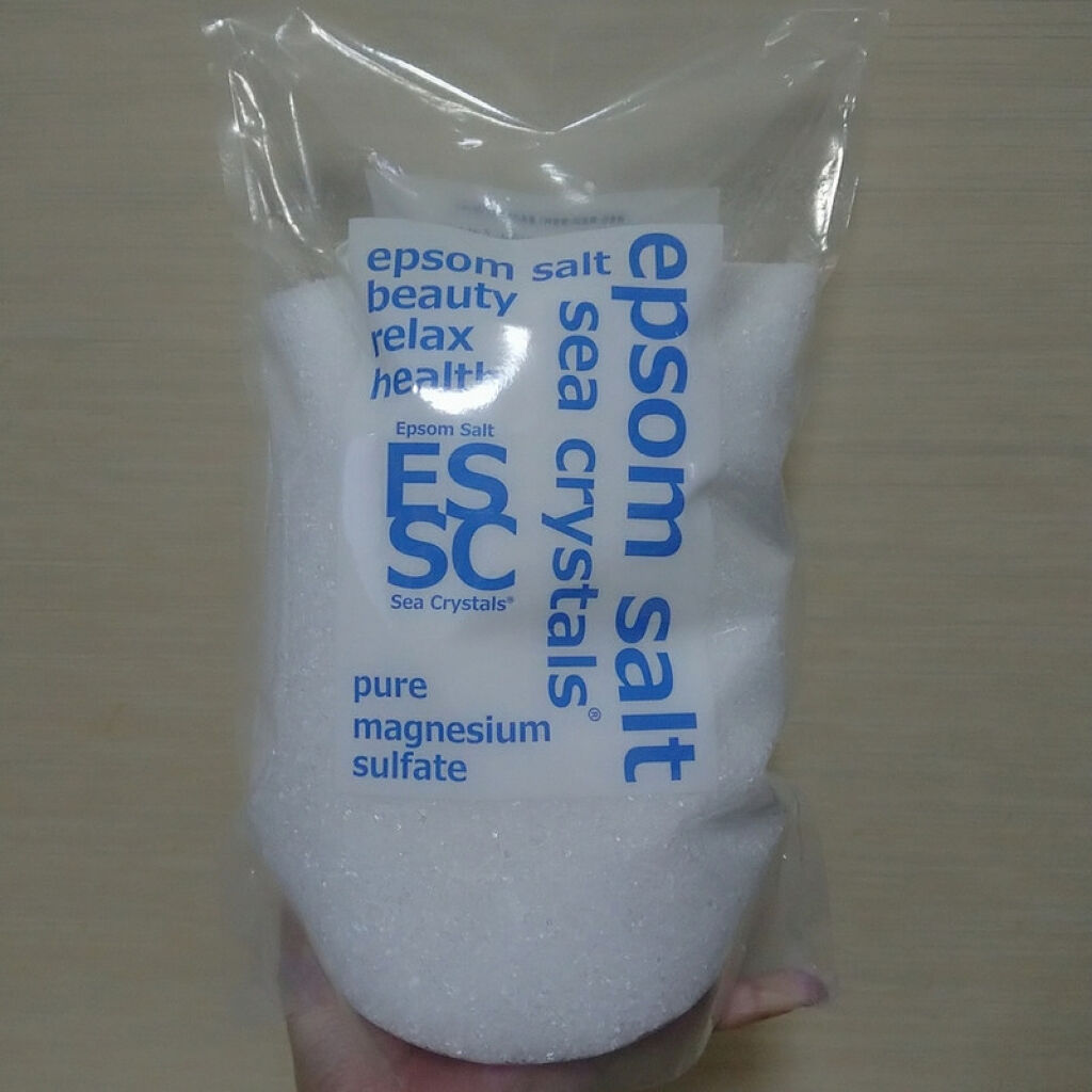 シークリスタルス エプソムソルト オリジナル/sea crystals/無機塩系入浴剤を使ったクチコミ（1枚目）