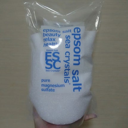 シークリスタルス エプソムソルト オリジナル/sea crystals/無機塩系入浴剤を使ったクチコミ(1枚目)