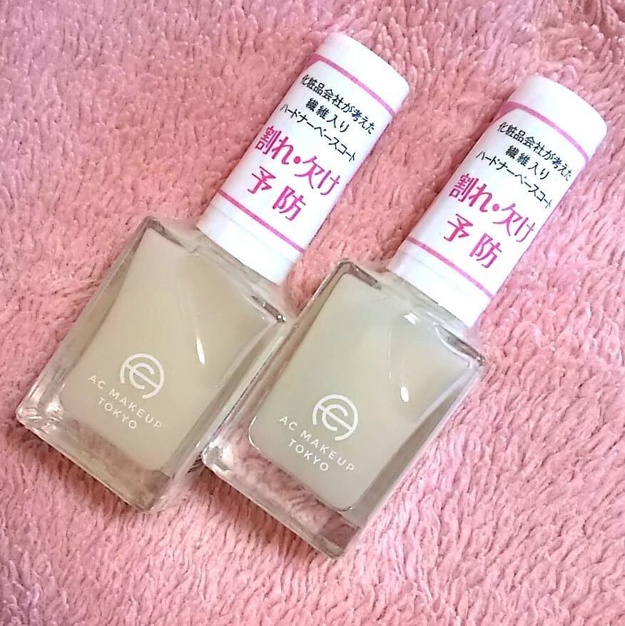 AC ファイバーベースコート/AC MAKEUP/ネイルベースコートを使ったクチコミ（1枚目）
