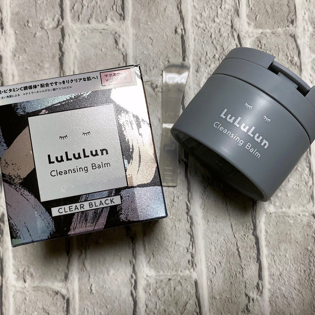 ルルルンクレンジング トーニングバーム CLEAR BLACK/ルルルン/クレンジングバームを使ったクチコミ(1枚目)