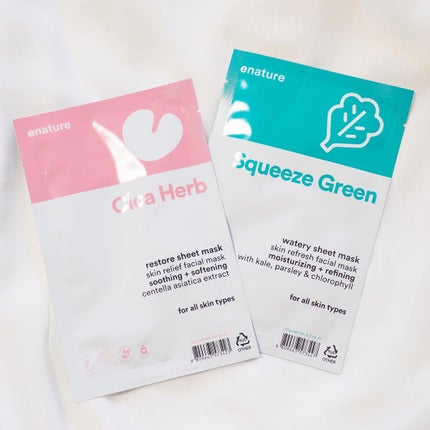 Squeeze Green Watery Sheet Mask Set/eNature/シートマスク・パックを使ったクチコミ(4枚目)
